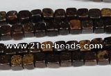 CBZ205 15.5 inches 6*6mm cube bronzite gemstone beads
