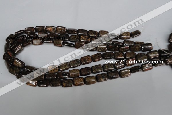 CBZ235 15.5 inches 10*14mm rectangle bronzite gemstone beads