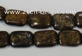 CBZ236 15.5 inches 12*16mm rectangle bronzite gemstone beads