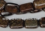 CBZ237 15.5 inches 13*18mm rectangle bronzite gemstone beads