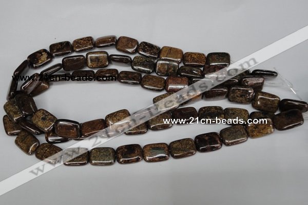 CBZ237 15.5 inches 13*18mm rectangle bronzite gemstone beads