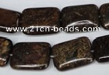 CBZ238 15.5 inches 15*20mm rectangle bronzite gemstone beads