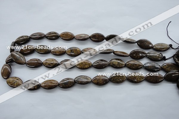 CBZ305 15.5 inches 12*20mm marquise bronzite gemstone beads wholesale