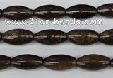 CBZ405 15.5 inches 8*16mm rice bronzite gemstone beads