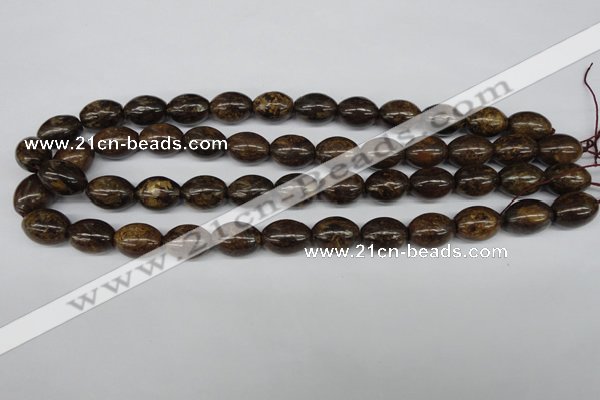 CBZ408 15.5 inches 12*16mm rice bronzite gemstone beads