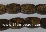 CBZ428 15.5 inches 13*18mm flat drum bronzite gemstone beads