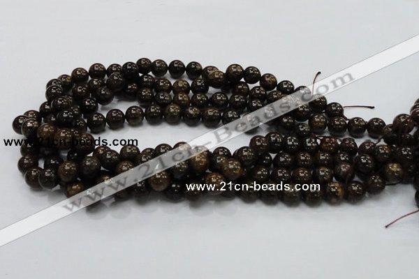 CBZ51 15.5 inches 10mm round bronzite gemstone beads wholesale