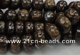 CBZ54 15.5 inches 7*10mm rondelle bronzite gemstone beads wholesale