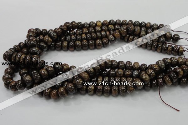 CBZ54 15.5 inches 7*10mm rondelle bronzite gemstone beads wholesale