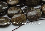 CBZ56 15.5 inches 13*18mm oval bronzite gemstone beads wholesale