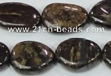 CBZ60 15.5 inches 18*25mm freeform bronzite gemstone beads