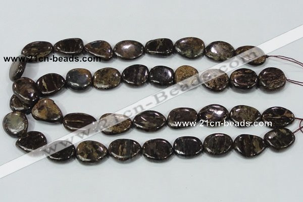 CBZ60 15.5 inches 18*25mm freeform bronzite gemstone beads