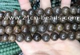 CBZ622 15.5 inches 12mm round bronzite beads wholesale