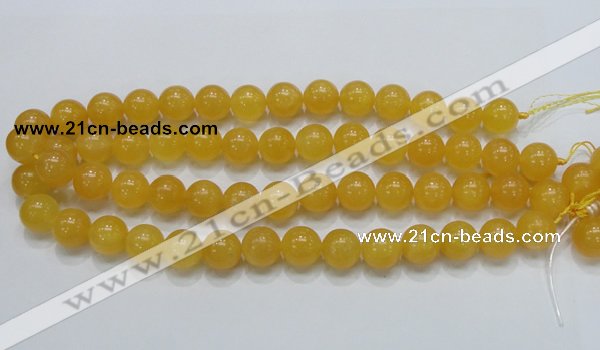 CCA15 15.5 inches 16mm round yellow calcite gemstone beads wholesale