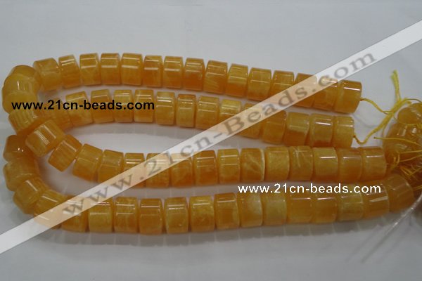 CCA19 15.5 inches 12*18mm rondelle calcite gemstone beads