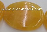 CCA30 15.5 inches 35*38mm – 40*42mm freeform calcite gemstone beads