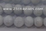 CCA402 15.5 inches 8mm round blue calcite beads wholesale