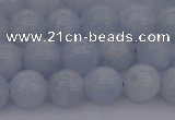 CCA406 15.5 inches 8mm round blue calcite gemstone beads