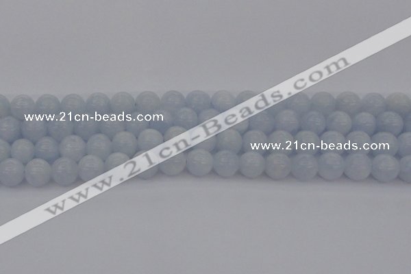 CCA407 15.5 inches 10mm round blue calcite gemstone beads