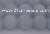 CCA408 15.5 inches 12mm round blue calcite gemstone beads