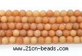 CCA571 15 inches 8mm round peach calcite gemstone beads