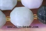 CCB1022 15 inches 11*12mm faceted jade beads