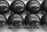 CCB1180 15 inches 14mm round shungite gemstone beads