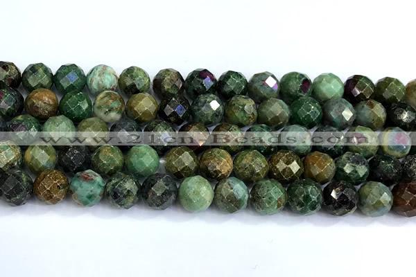 CCB1282 15 inches 10mm faceted round gemstone beads