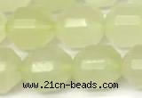 CCB1420 15 inches 9mm - 10mm faceted New jade beads