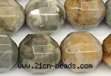 CCB1423 15 inches 9mm - 10mm faceted agate beads