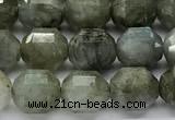 CCB1507 15 inches 7mm - 8mm faceted labradorite beads