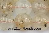 CCB1552 15 inches 10mm round mica quartz beads