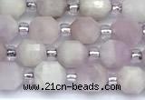 CCB1568 15 inches 5mm - 6mm faceted kunzite beads