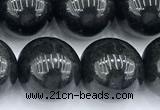 CCB1622 15 inches 10mm round shungite gemstone beads