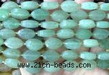 CCB2509 15 inches 9*14mm faceted marquise green aventurine jade beads
