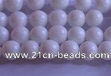 CCB400 15.5 inches 4mm round white tridacna beads wholesale