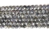 CCB772 15.5 inches 8mm faceted coin iolite gemstone beads