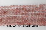 CCB801 15.5 inches 4*6mm rice cherry quartz gemstone beads wholesale