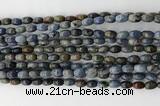 CCB806 15.5 inches 4*6mm rice dumortierite gemstone beads wholesale