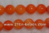 CCB82 15.5 inches 4-6mm round orange coral beads Wholesale