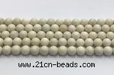 CCB823 15.5 inches 10mm round ivory jasper gemstone beads wholesale