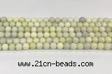 CCB829 15.5 inches 8mm round ivory jasper gemstone beads wholesale