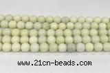 CCB830 15.5 inches 10mm round ivory jasper gemstone beads wholesale