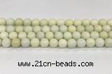 CCB831 15.5 inches 12mm round ivory jasper gemstone beads wholesale