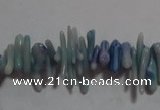 CCB88 15.5 inch 2*8mm irregular branch blue coral beads Wholesale