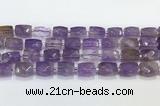 CCB897 11*15mm-12*16mm faceted cuboid ametrine beads wholesale