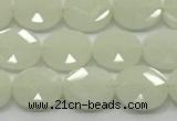 CCB933 15.5 inches 8*10mm faceted oval luminous beads