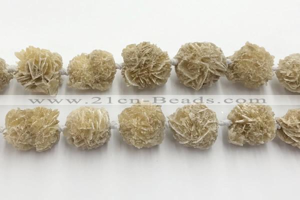 CCB952 15.5 inches 22mm - 28mm nugget desert rose crystal beads