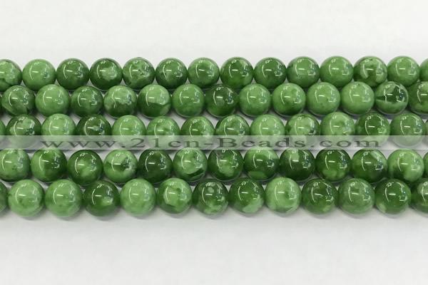 CCB958 15.5 inches 10mm round maw sit sit jade gemstone beads