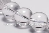 CCC05 15 inches 16mm round white crystal beads Wholesale